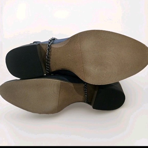 GPXGPX Women's Embroidered Cowboy Boots Block Heel Mid Calf Size 9.5 Gray. - Picture 12 of 12